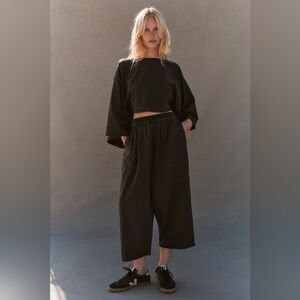 NWT Free People Check Me Out Harem Pant Set